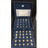 BOX OF AUTHENTIC US POLICE BADGES