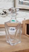 MARTELL CRYSTAL DECANTER BY BACARRAT