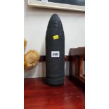 WORLD WAR 1 18 POUNDER SHELL, SOLID CONCRETE REPRODUCTION