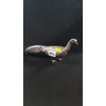 SILVER BIRD FIGURE