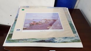 COLLECTION OF OLD SHIPPING PRINTS