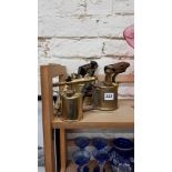 3 BRASS BLOW LAMPS