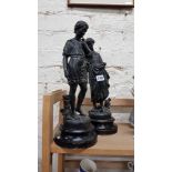 PAIR OF SPEITER FIGURES