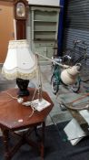 ANGLE POISE LAMP AND 1 OTHER