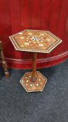 CONTINENTAL INLAID TABLE
