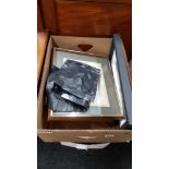 BOX OF PRINTS AND PICTURES