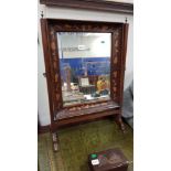 ANTIQUE INLAID MIRROR