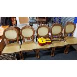 SET OF 6 DINING CHAIRS