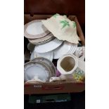 BOX LOT OF PART TEASETS