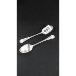 2 GEORGIAN IRISH SILVER TEASPOONS