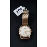 9 CARAT GOLD GENTS LONGINES WATCH