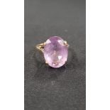 9 CARAT AMETHYST RING