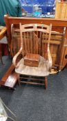 2 BUTLERS TARYS , BENTWOOD ARMCHAIR , WOODEN BOX