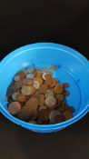 TIN OF OLD COINS TO INCLUDE SILVER