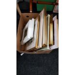 BOX OF PAINTINGS AND PRINTS