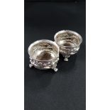 PAIR SILVER SALTS LONDON 1893-94