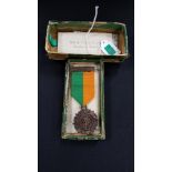 1916 MEDAL IN ORIGINAL BOX (STAMPED TO REAR)