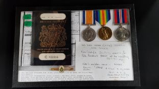 TRIO OF WW2 MEDALS TO KATE MABEL (KITTY) MORTON