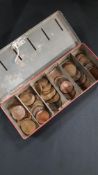 OLD MONEY TIN COMPLETE WITH COINS