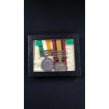 KINGS SOUTH AFRICA MEDAL 2 BAR AND QUEENS SOUTH AFRICA 3 BAR TO 2609 PTE N BRITTON 1ST SUFFOLK REGT