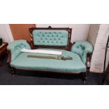 VICTORIAN DOUBLE ENDED COUCH