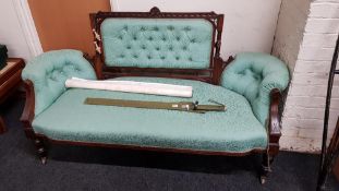 VICTORIAN DOUBLE ENDED COUCH