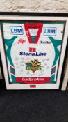 FRAMED BELFAST GIANTS SIGNED SHIRT