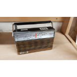 VINTAGE ITT KB JUNIOR DELUXE PORTABLE RADIO (SOLD AS SEEN)