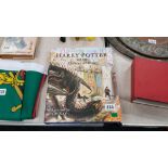 HARRY POTTER BOOK GOBLET OF FIRE SIGNED BY ILLUSTRATOR