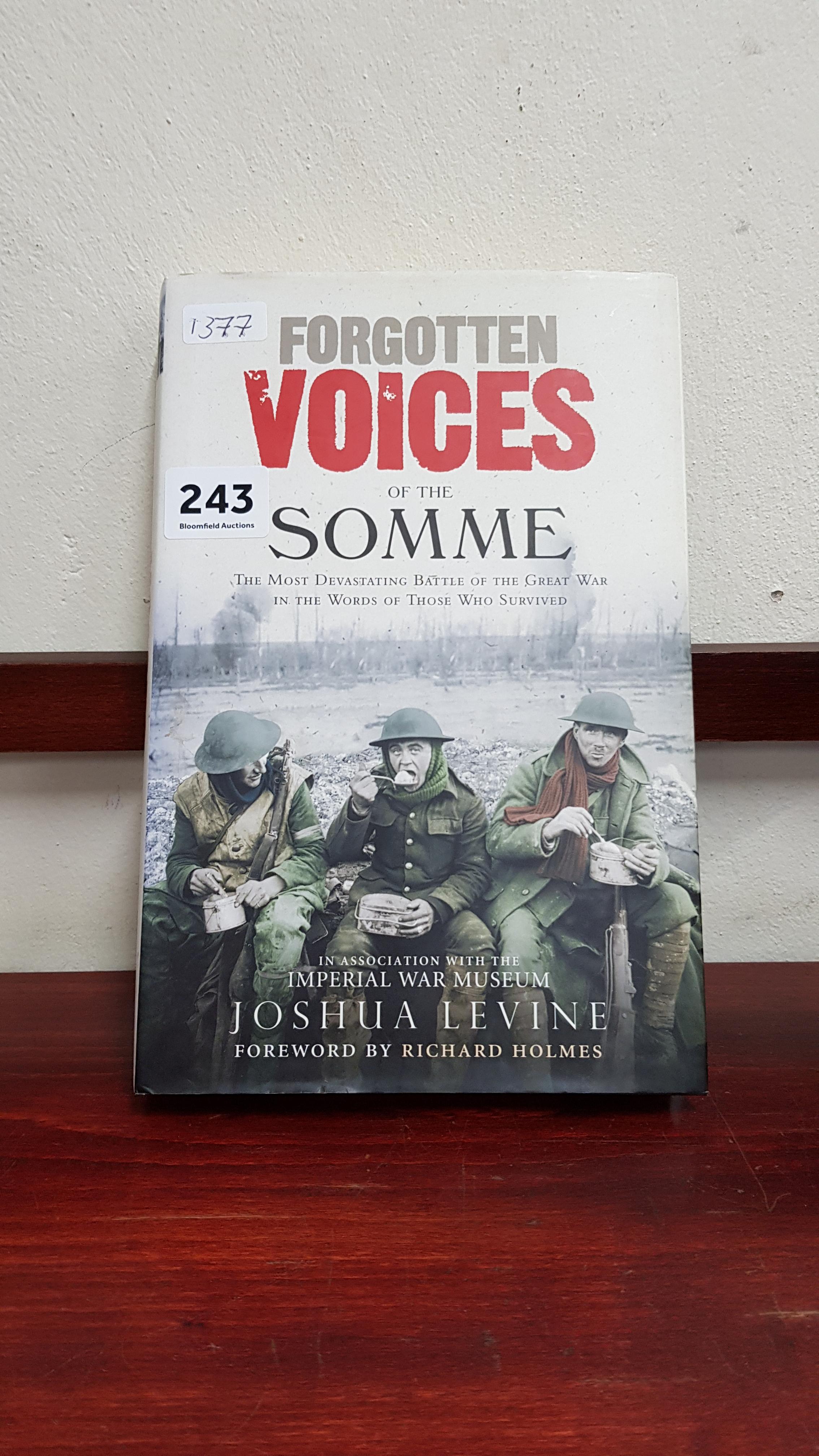 BOOK : VOICE OF THE SOMME