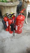 QUANTITY OF FIRE EXTINGUISHERS