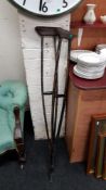 PAIR OF MILITARY CRUTCHES