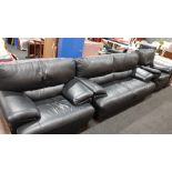 3 PIECE LEATHER SUITE