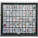 FRAMED CIGARETTE CARDS