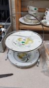 2 TIER VINTAGE CAKE STAND