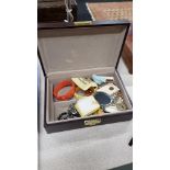 BOX OF COSTUME JEWELLERY