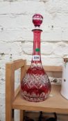 RUBY DECANTER