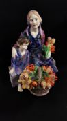 ROYAL DOULTON FIGURE - THE YOUNG WIDOW