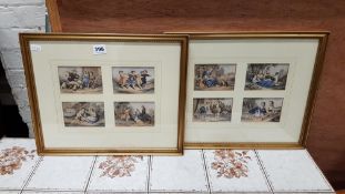 NICELY FRAMED PAIR OF VICTORIAN SCENES