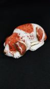 ROYAL CROWN DERBY PUPPY PAPERWEIGHT