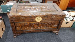 CAMPHERWOOD CARVED CHEST