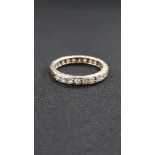 GOLD AND DIAMOND ETERNITY RING