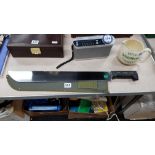 24 INCH MACHETE AND CANVAS SHEATH