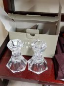 TIPPERARY CRYSTAL CANDLESTICKS