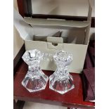 TIPPERARY CRYSTAL CANDLESTICKS