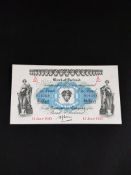 BANKNOTE - BANK OF IRELAND £1 14.7.43