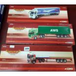 3X CORGI LIMITED EDITION MODEL TRUCKS, BOXED