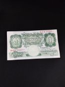 BANKNOTE - BANK OF ENGLAND £1