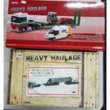 2 BOXED CORGI HEAVY HAULAGE MODELS