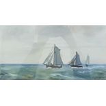 ROWLAND HILL - 1905 - 3 SAILING BOATS